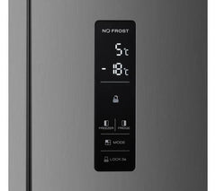 KENWOOD KSBSXD25 American-Style Fridge Freezer - Inox