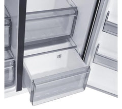 KENWOOD KSBSXD25 American-Style Fridge Freezer - Inox