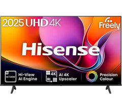 HISENSE UR8S 55" RGB Mini LED 4K 180Hz Smart AI TV with Freely - 55UR8STUK