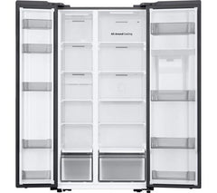 SAMSUNG Bespoke AI Series 7 SpaceMax RS57DG410EM9EU Smart American-Style Fridge Freezer - Silver