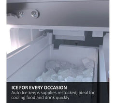 HAIER Series 7 HFR79F19EFGK Fridge Freezer - Sapphire Glass