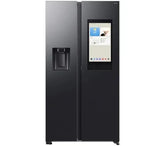 SAMSUNG Bespoke AI Family Hub RS90F66BEFEU American-Style Smart Fridge Freezer with On-device Bixby - Black