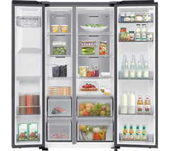 SAMSUNG Series 6 SpaceMax RS70F65KET American-Style Smart Fridge Freezer - Silver