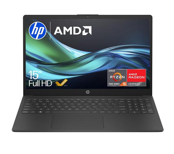HP 15-fc0537sa 15.6" Laptop - AMD Ryzen 5, 512 GB, Jet Black