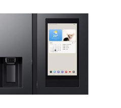 SAMSUNG Bespoke AI Family Hub RS90F66BEFEU American-Style Smart Fridge Freezer with On-device Bixby - Black